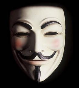 Anonymous, Guy Fawkes ou V de Vingança?